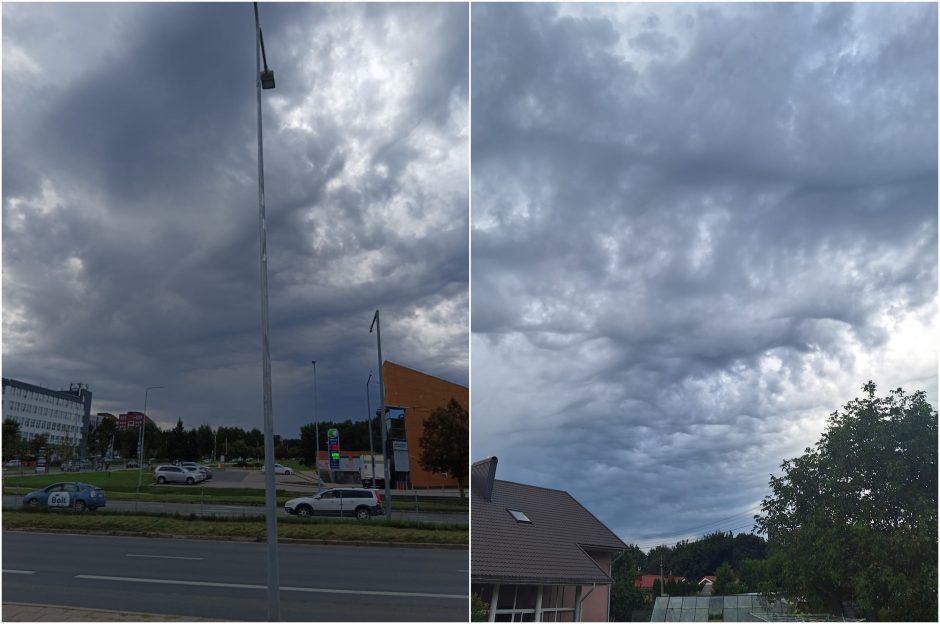 Pataria ruoštis ir nurodo, kada audros pikas pasieks sostinę