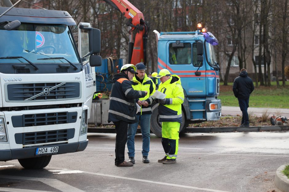 Neeilinė situacija S. Žukausko gatvėje: teko stabdyti eismą