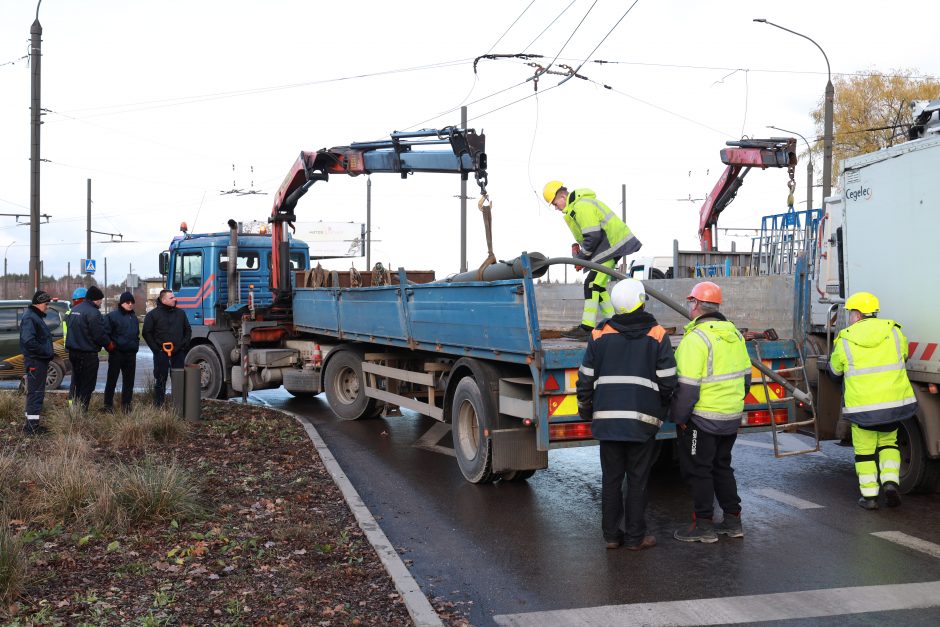 Neeilinė situacija S. Žukausko gatvėje: teko stabdyti eismą