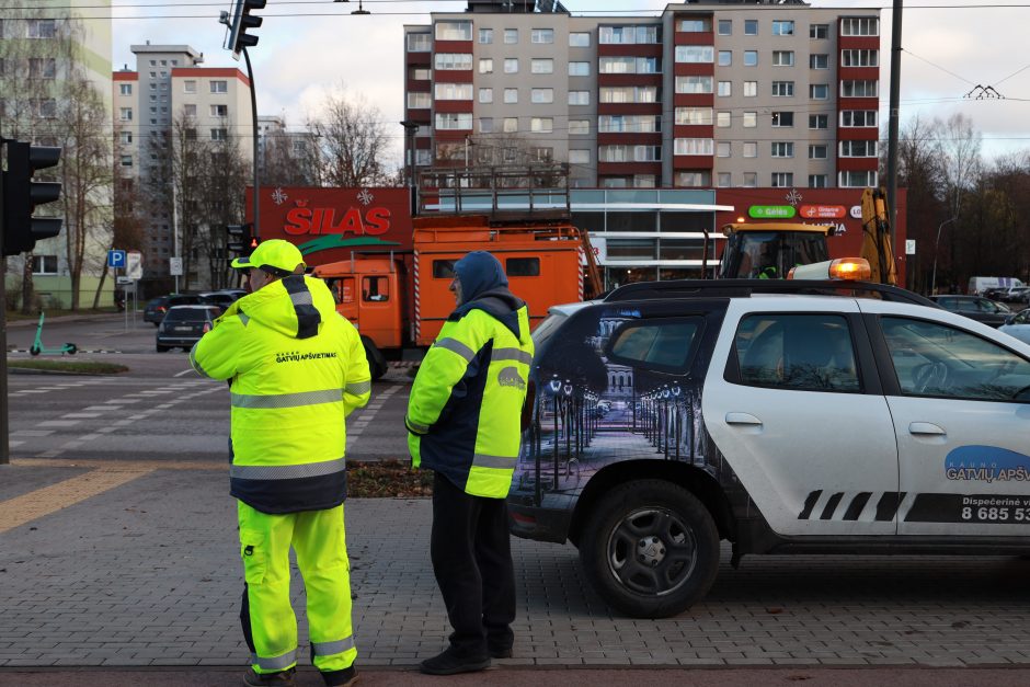 Neeilinė situacija S. Žukausko gatvėje: teko stabdyti eismą