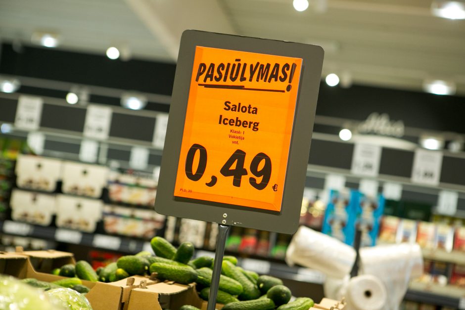 Lietuvos pramonės produkcija pigo labiausiai Baltijos šalyse