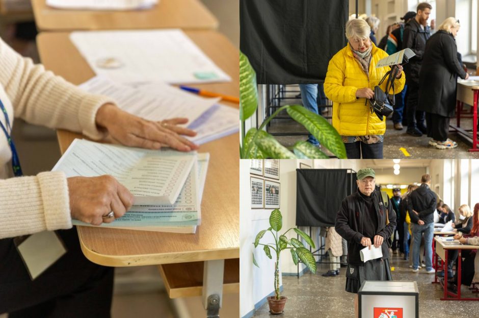 Kauniečiai noriai balsavo Seimo rinkimuose: kai kur – stebinantis aktyvumas