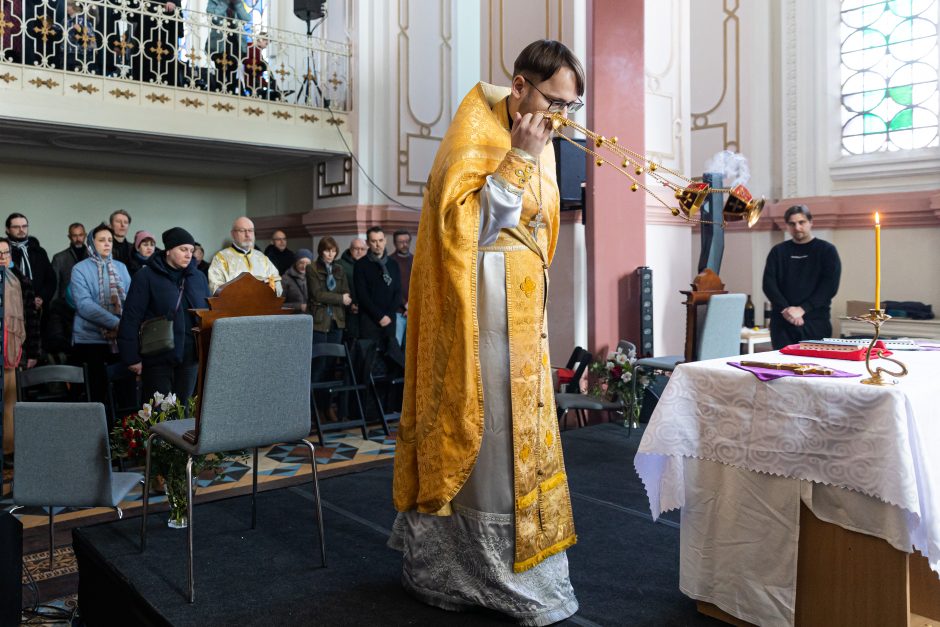 Lukiškių kalėjimo cerkvėje – besikuriančios Konstantinopolio bendruomenės mišios