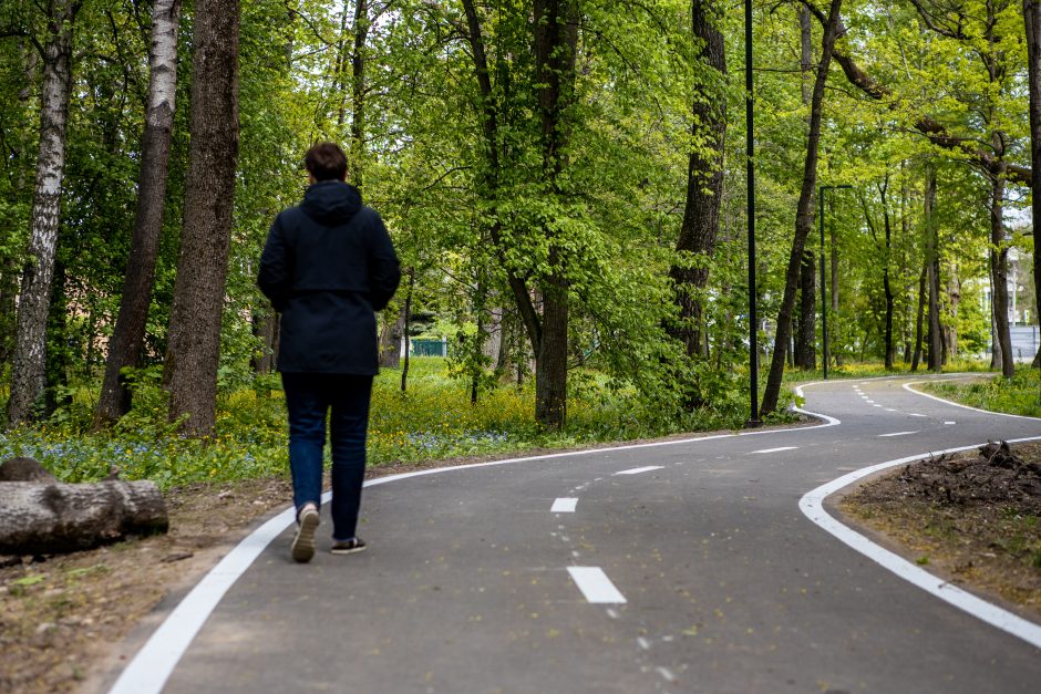 Dviračių takas Ąžuolyne: vieniems primena automagistralę, kitiems – pakilimo taką 