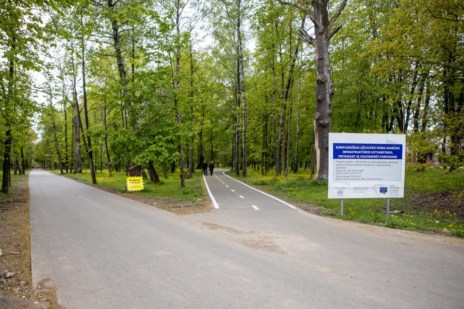 Dviračių takas Ąžuolyne: vieniems primena automagistralę, kitiems – pakilimo taką 