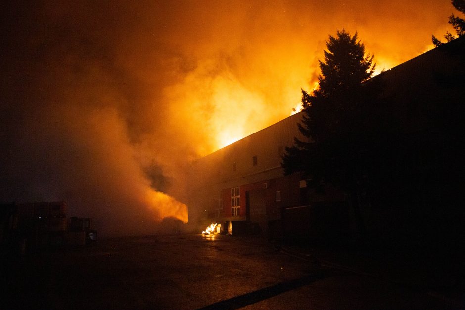 „Žalvarį“ gesinę ugniagesiai: kiti gaisrai, palyginti su šiuo, buvo tarsi žaisliukai