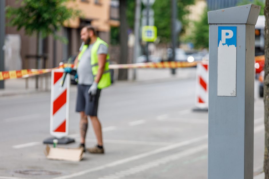 Kauno centre – mažiau parkavimo vietų: kas vyksta?