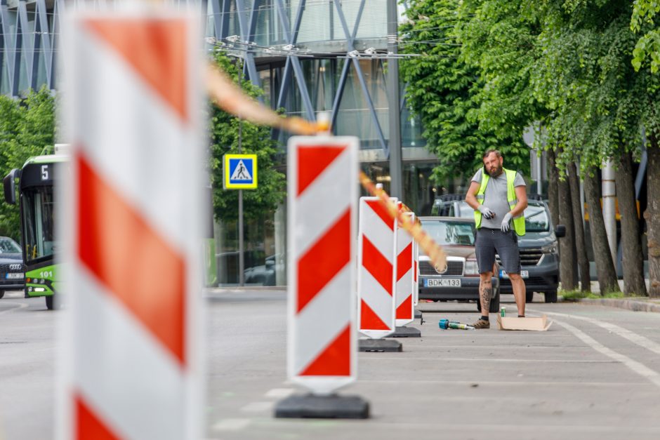 Kauno centre – mažiau parkavimo vietų: kas vyksta?