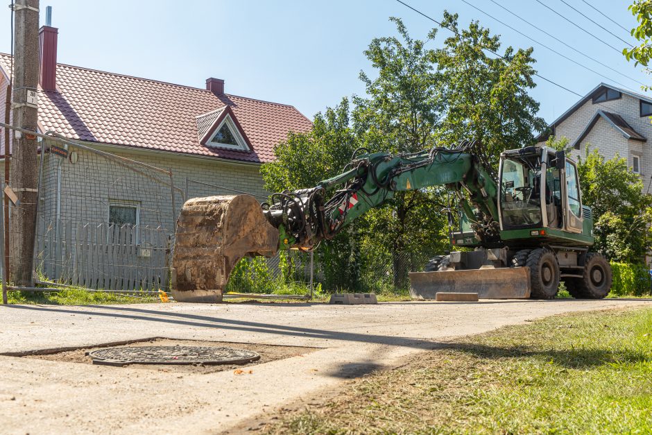 Dėl vykdomų darbų vienos Aleksoto gatvės gyventojai liko be vandens