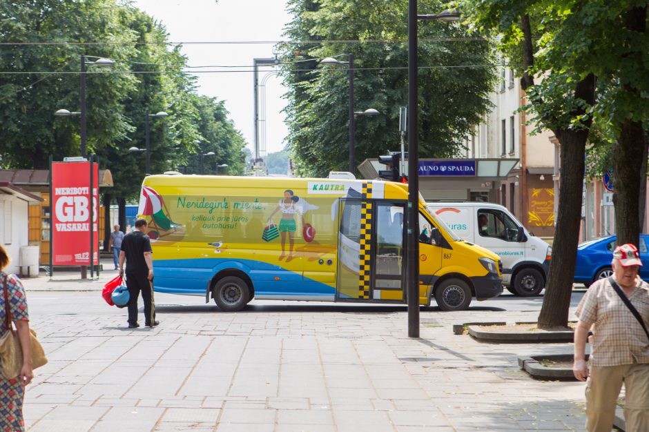 Kauniečių apklausa: senjorai mikroautobusų nepasiges, nes važinėja taksi