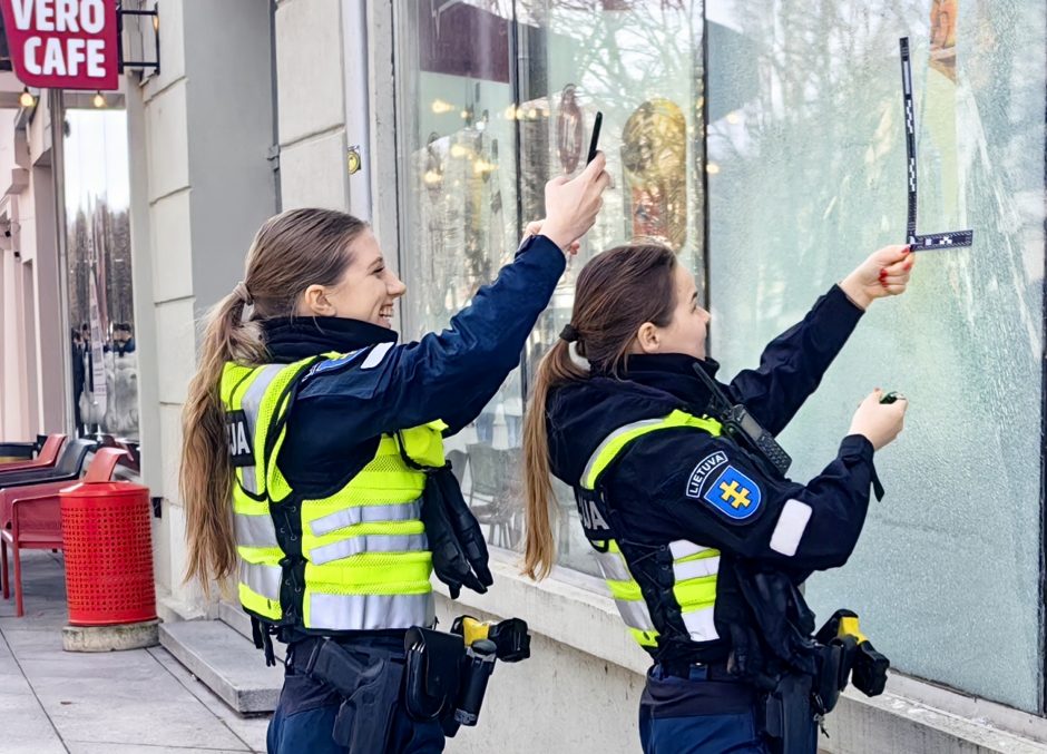 Vandalų taikinys – Laisvės alėjos „Vynoteka“