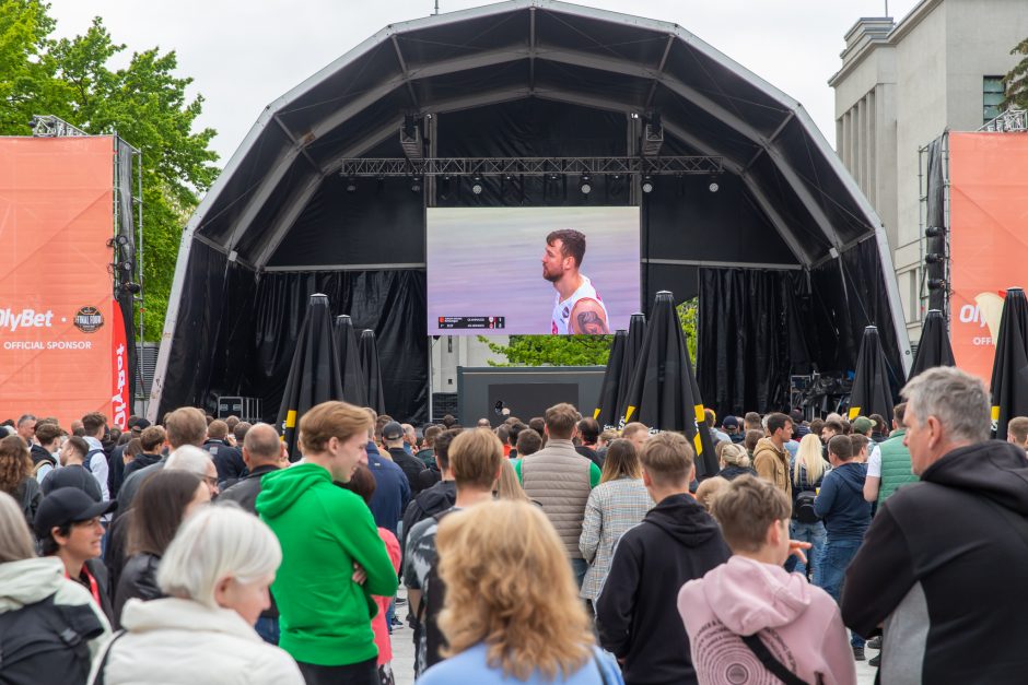 Nuotaikos Eurolygos fanų zonoje: užburia puiki atmosfera 