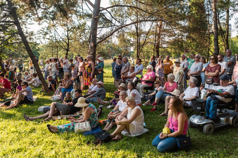 Scena vos atlaikė šokėjų trepsėjimą