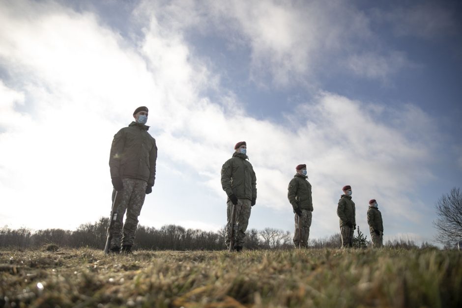 Atidengtas paminklas Giedraičių mūšiui atminti