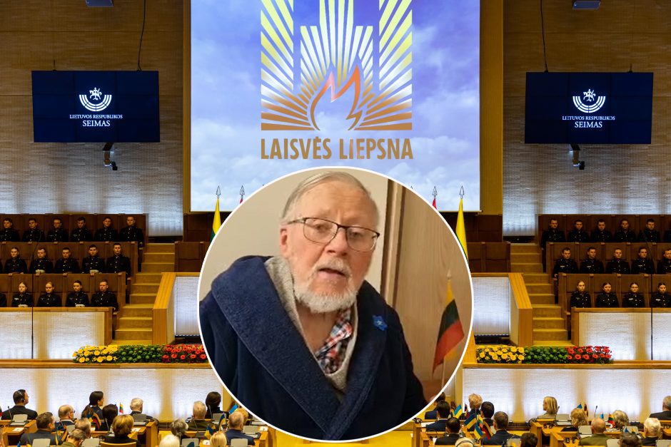 Sausio 13-ąją V. Landsbergis pasitiko ligoninėje: pikta, kad reikia taip voliotis