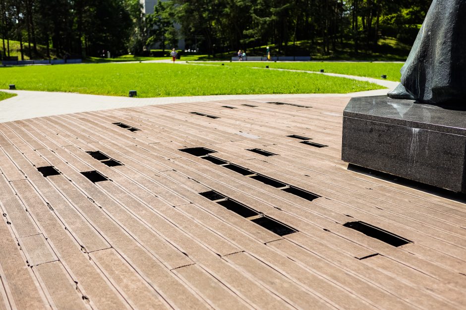 Paaiškėjo, kad Draugystės parką niokoja vandalai