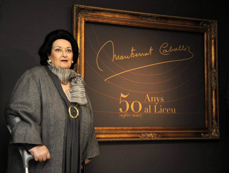 Mirė Ispanijos operos primadona M. Caballe