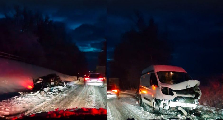 Snygis virto apokalipse: lūžo medžiai, eismo įvykiuose – sužeisti žmonės