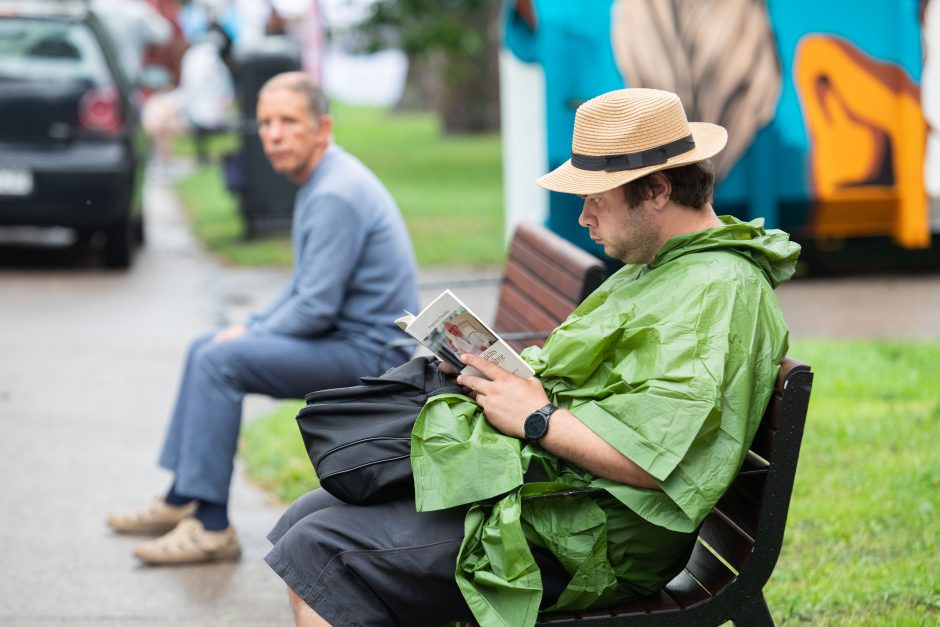 Minios žmonių plūsta į festivalį „jaunas kaip Vilnius“ Vingio parke