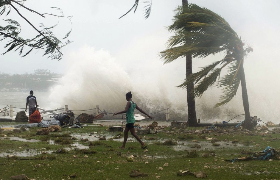 Vanuatu užgriuvo pragaištingas atogrąžų ciklonas 