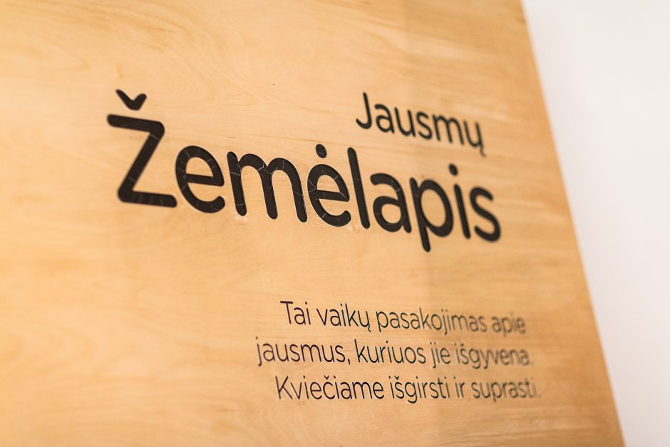 Žemėlapyje – visi vaiko jausmai