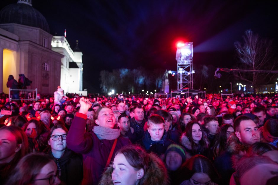 Vilniuje karūnuota pagrindinė šalies eglė