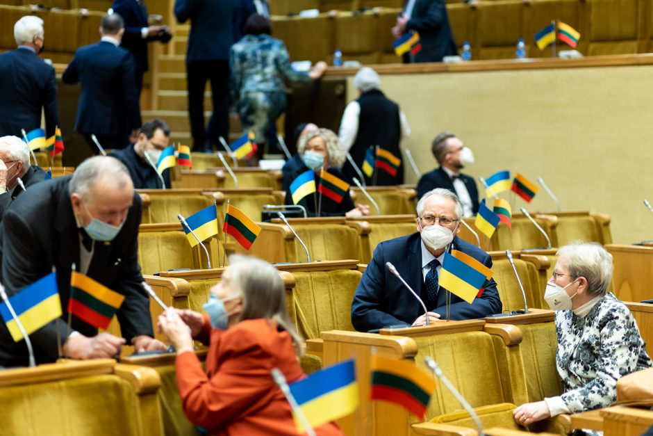 Pasipiktinę Z. Šličytės kalba Seimo salę paliko dalis politikų ir svečių