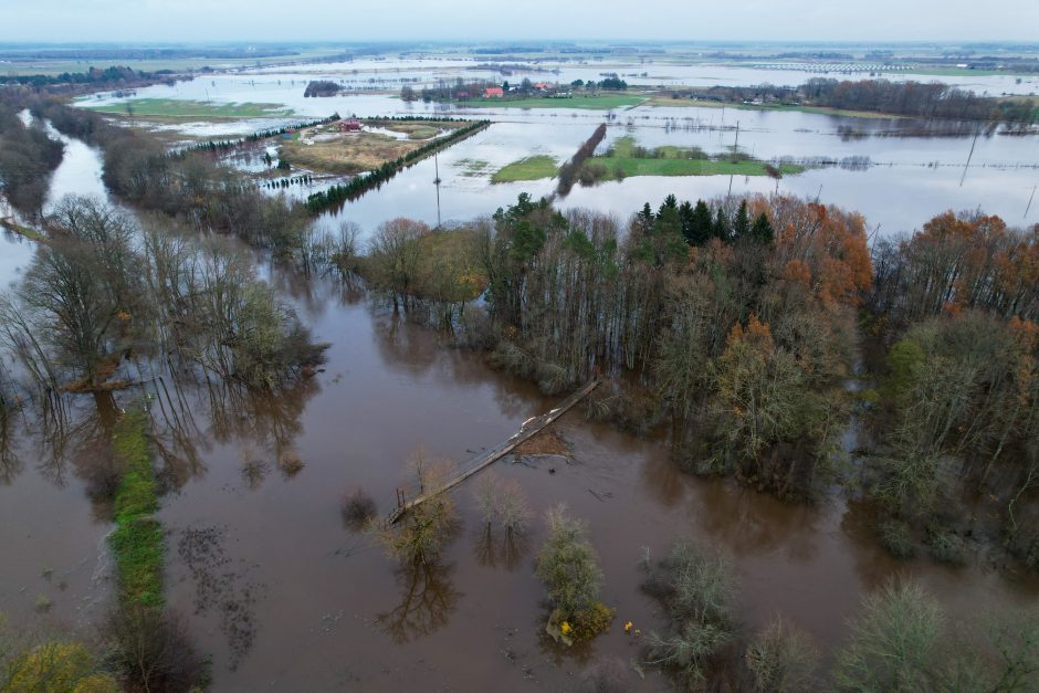 Ministrai patvirtino keturiolika apsaugos nuo potvynių priemonių, dauguma jų – Vakarų Lietuvai