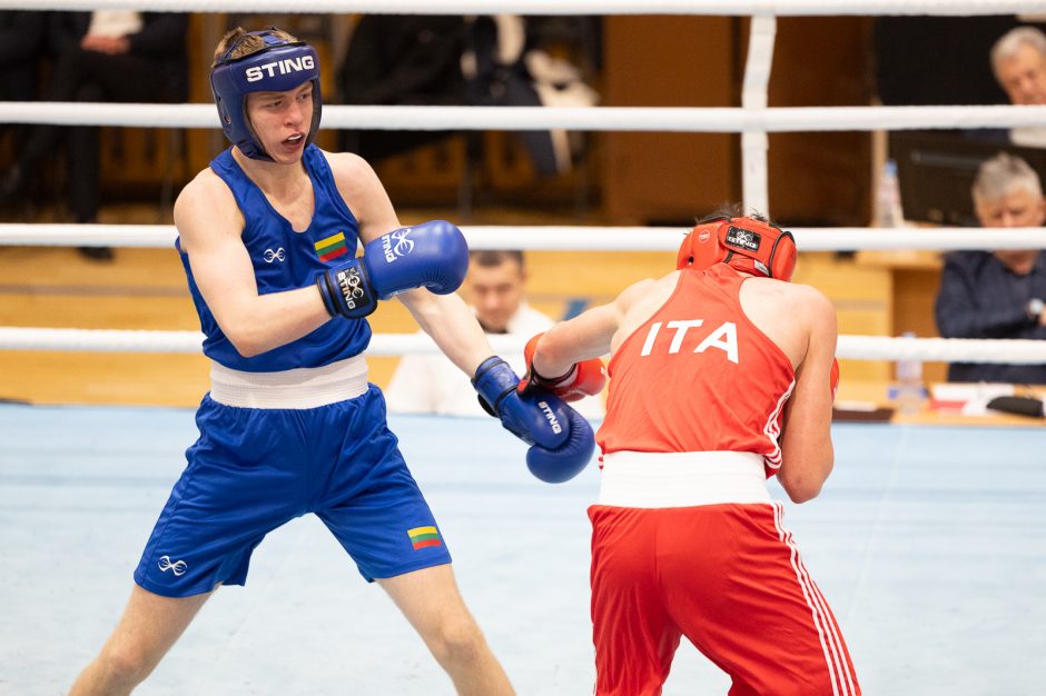 Šeimininkų dominavimas: lietuviai D. Pozniako bokso turnyre užsitikrino trylika medalių