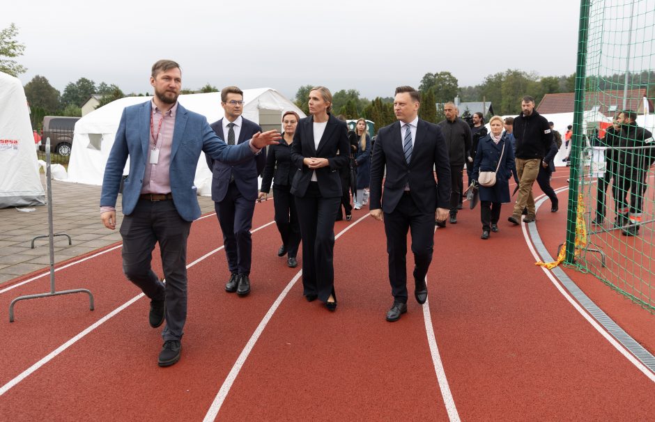 Pratybų „Vyčio skliautas 2024“ spaudos konferencija