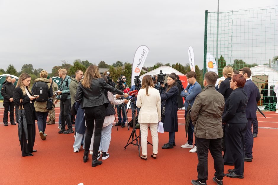 Pratybų „Vyčio skliautas 2024“ spaudos konferencija