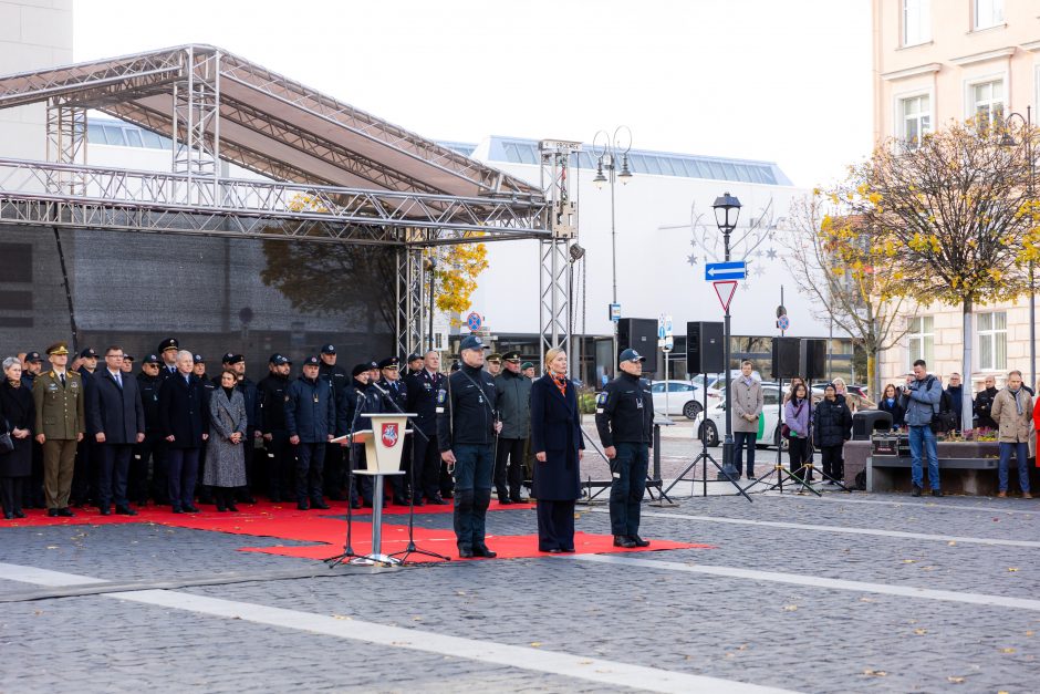 Vilniuje – policijos, ugniagesių ir Viešojo saugumo tarnybos vadų inauguracija