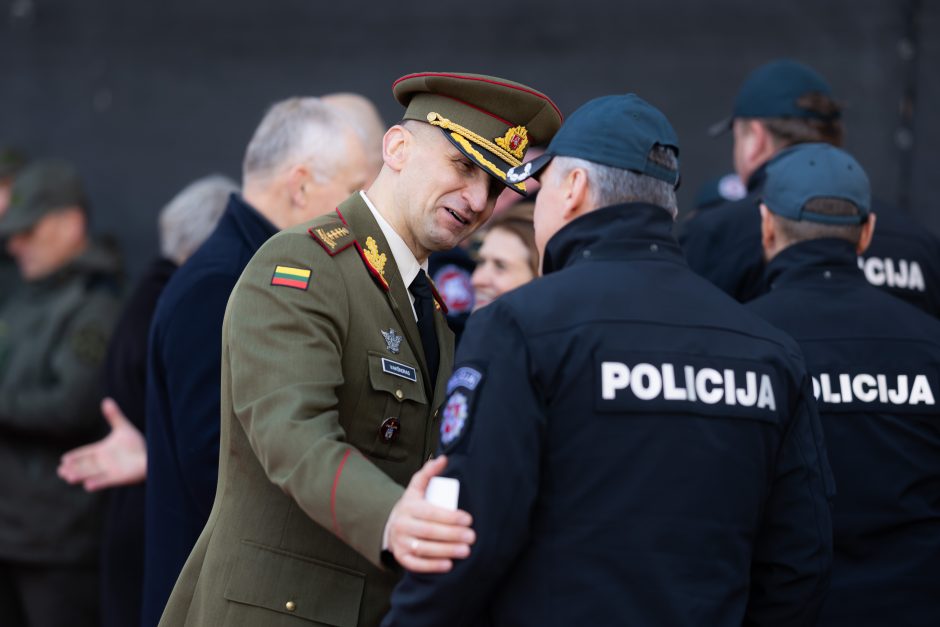 Vilniuje – policijos, ugniagesių ir Viešojo saugumo tarnybos vadų inauguracija