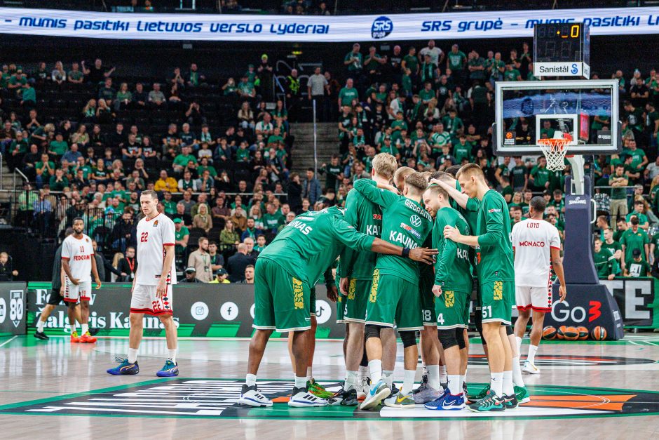 „Žalgiris“ laimėjo dar vieną dramą – palaužė „Monaco“