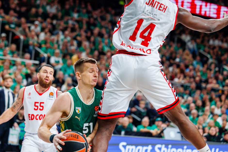 „Žalgiris“ laimėjo dar vieną dramą – palaužė „Monaco“