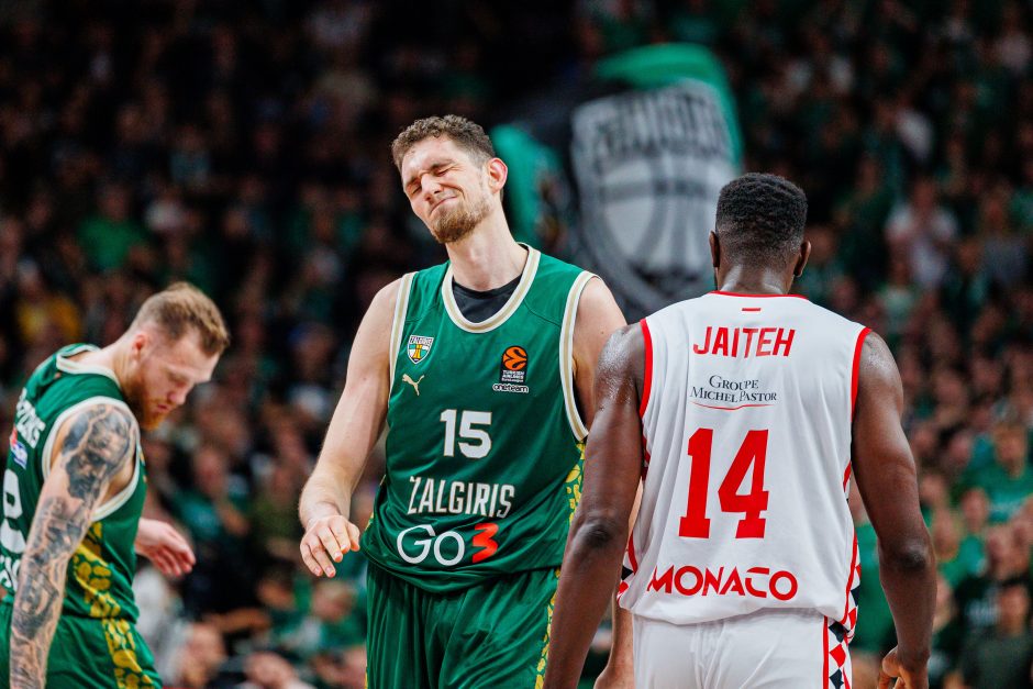 „Žalgiris“ laimėjo dar vieną dramą – palaužė „Monaco“