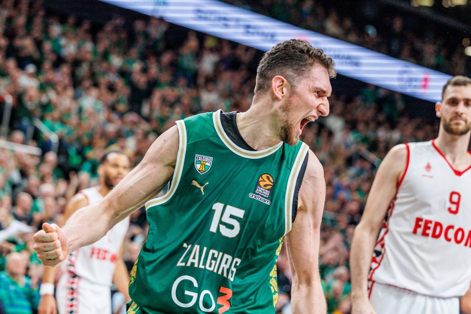 „Žalgiris“ laimėjo dar vieną dramą – palaužė „Monaco“