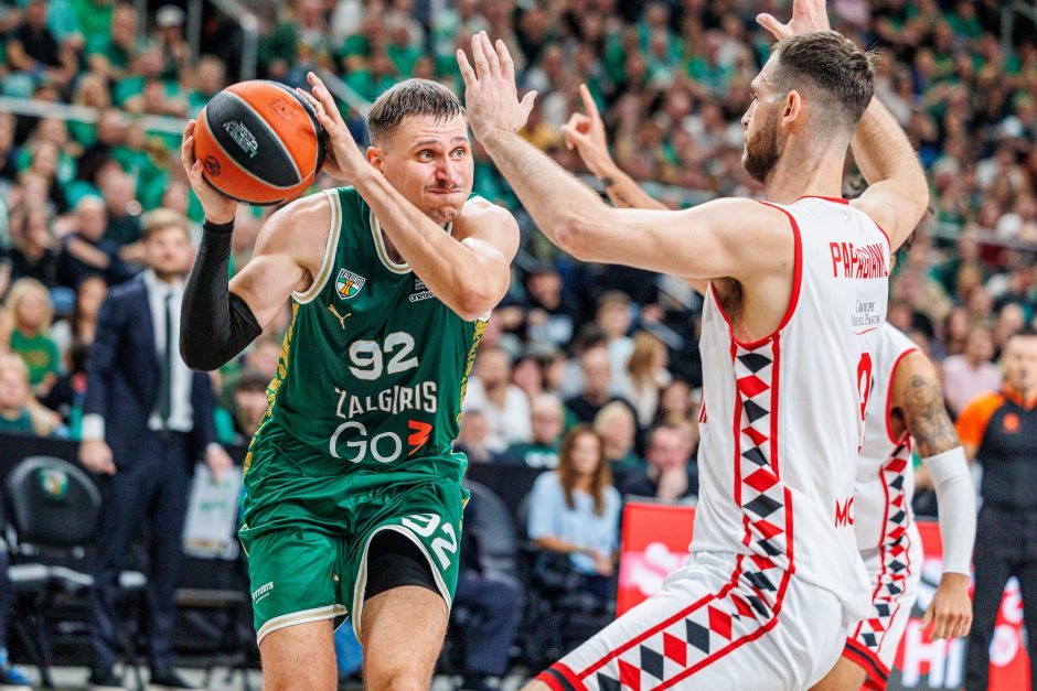 „Žalgiris“ laimėjo dar vieną dramą – palaužė „Monaco“