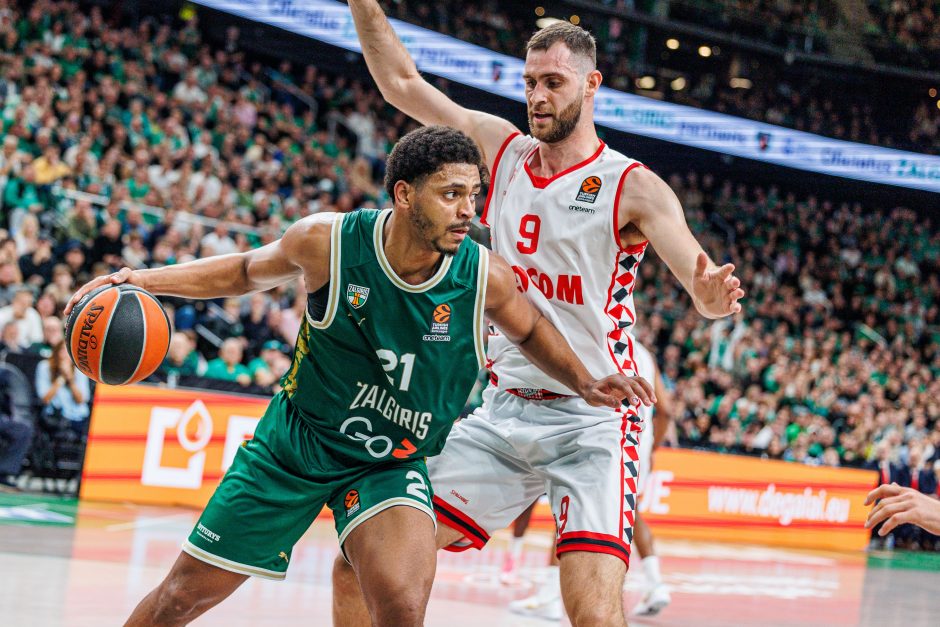 „Žalgiris“ laimėjo dar vieną dramą – palaužė „Monaco“