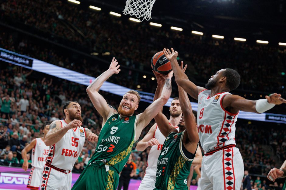 „Žalgiris“ laimėjo dar vieną dramą – palaužė „Monaco“