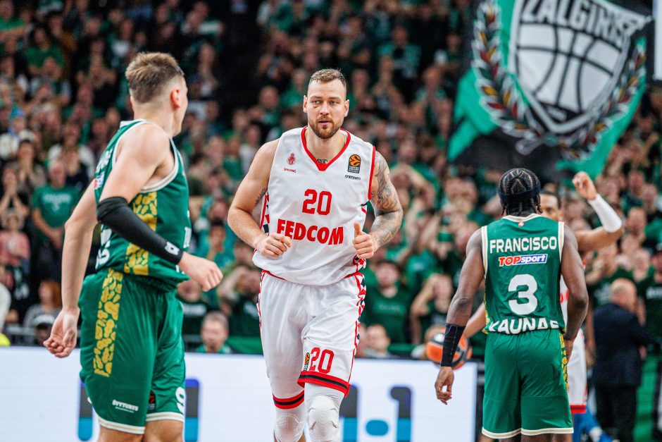 „Žalgiris“ laimėjo dar vieną dramą – palaužė „Monaco“