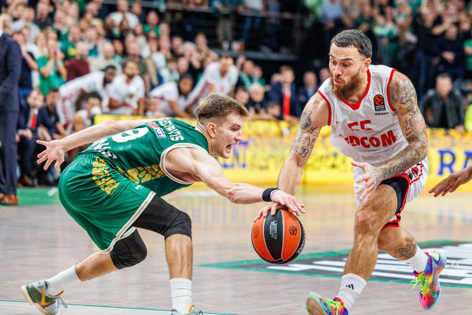 „Žalgiris“ laimėjo dar vieną dramą – palaužė „Monaco“