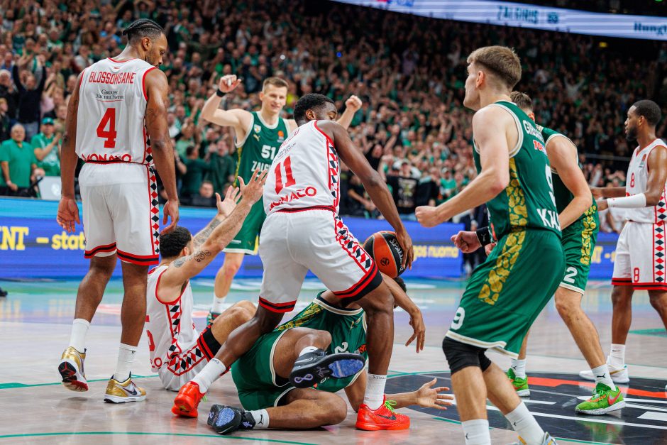 „Žalgiris“ laimėjo dar vieną dramą – palaužė „Monaco“