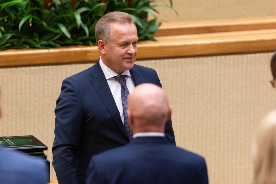 S. Skvernelis balsavime dėl Seimo pirmininko tikisi kuo didesnio parlamentarų palaikymo