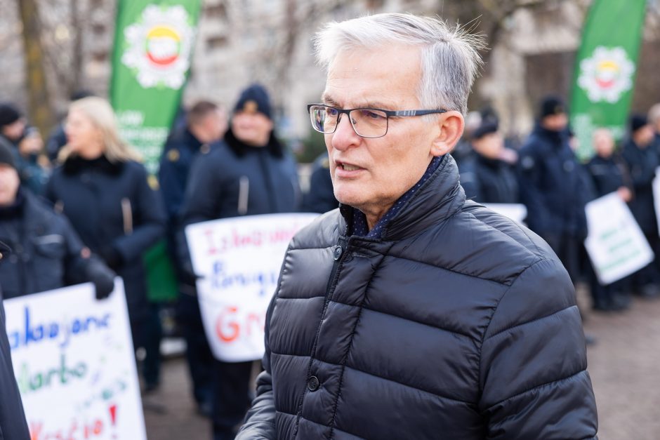 Įkalinimo įstaigų darbuotojų protestas