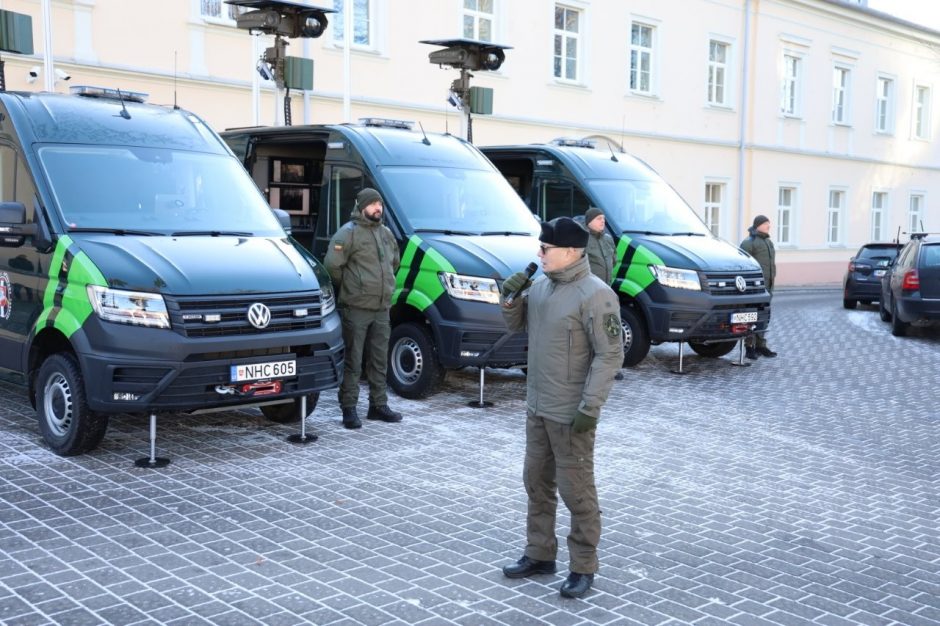 Pasieniečių automobilių parką papildė trys nauji specialūs automobiliai už 3 mln. eurų