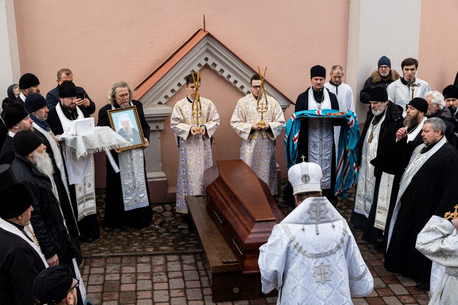 Metropolito Chrizostomo laidotuvės