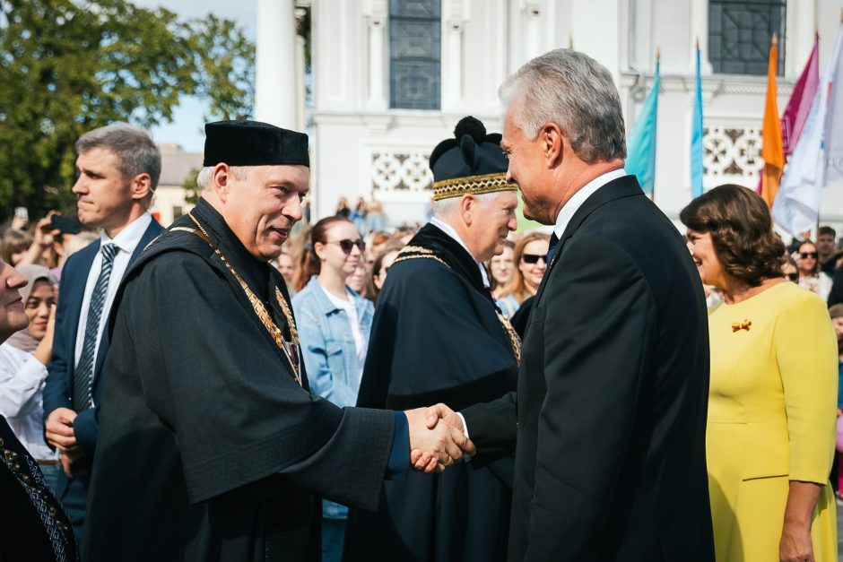 G. Nausėda Kauno universitetų mokslo šventėje linkėjo siekti bendrojo gėrio