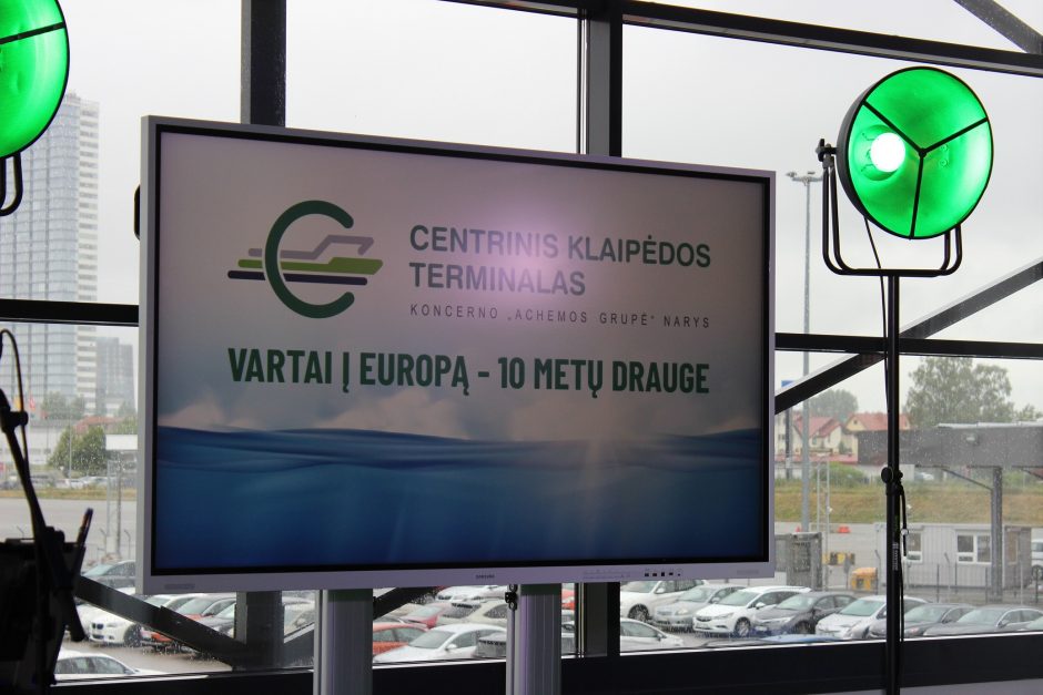Centriniam Klaipėdos terminalui – 10 metų