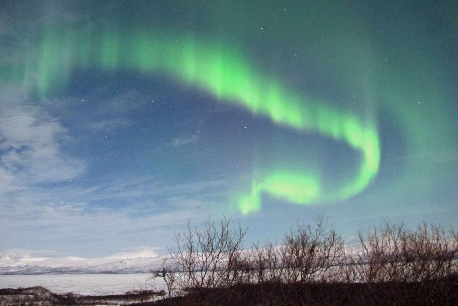 Į Norvegiją plūsta turistai, trokštantys išvysti pašvaistę